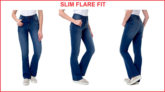 slimflarefit